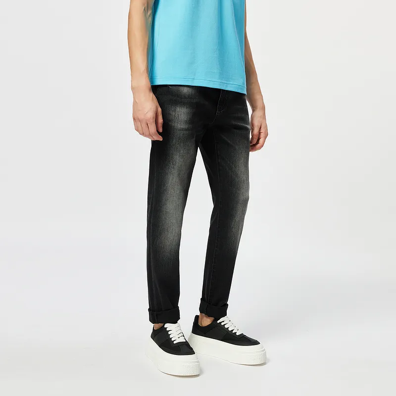 C'N'C Rhythm Party Series Spring Summer, Jeans Men's Black Gray-4