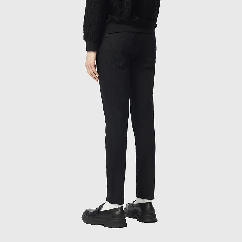 C'N'C New Order & Classics Series Fall And Winter Jeans Men's Black-3