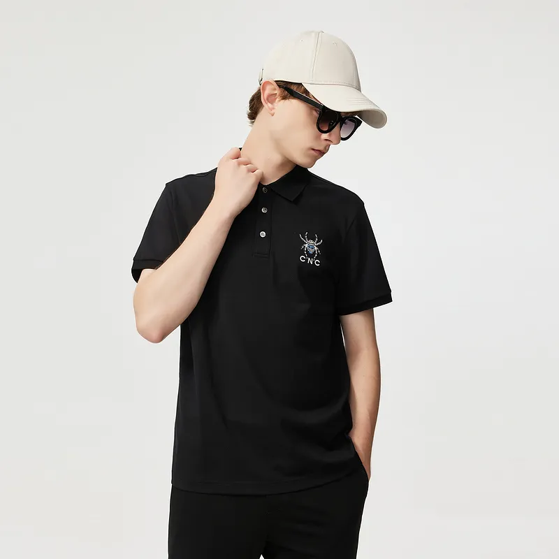 C'N'C New Order & Classics Series Polo Shirt Men's Black-3