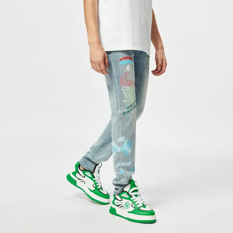 C'N'C Trend Series Jeans Men's Light Blue-4