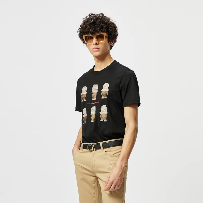C'N'C Trend Series T Shirt Unisex Black-4