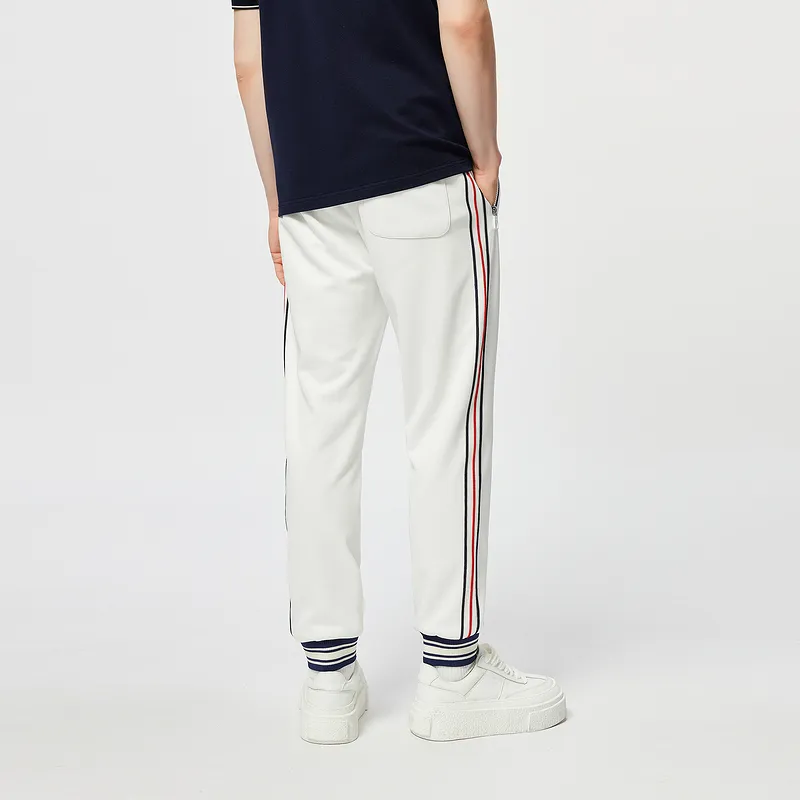 C'N'C Rhythm Party Series Casual Pants Men White-5