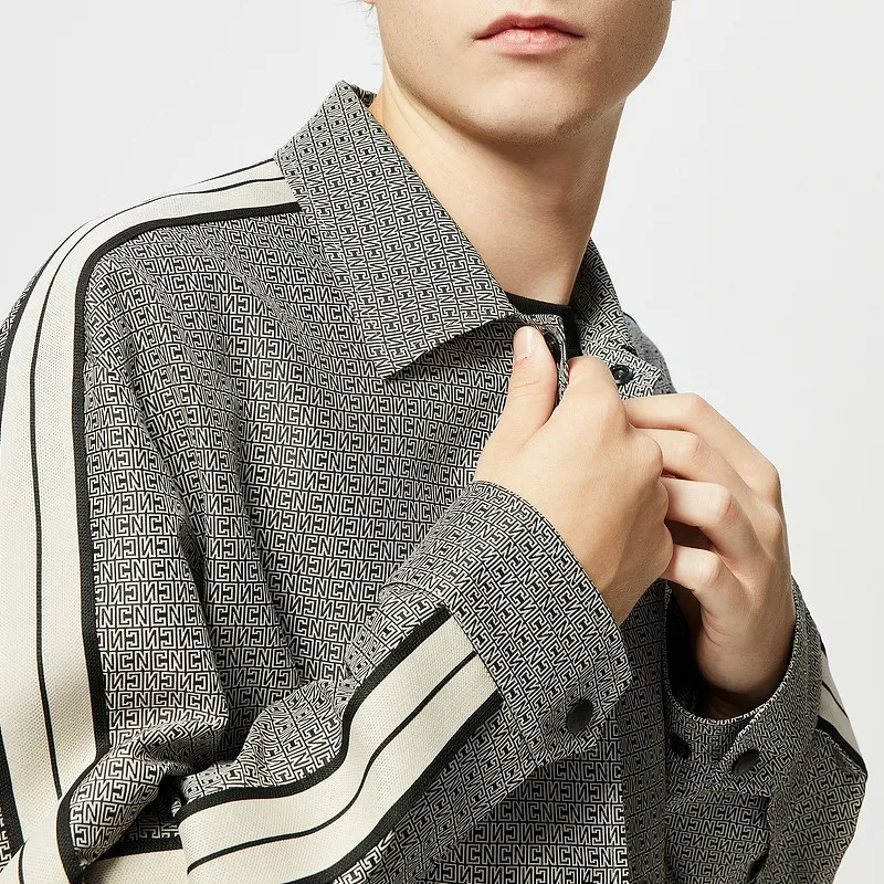 C'N'C New Order & Classics Series Jackets & Coats Men's Gray Pattern-2