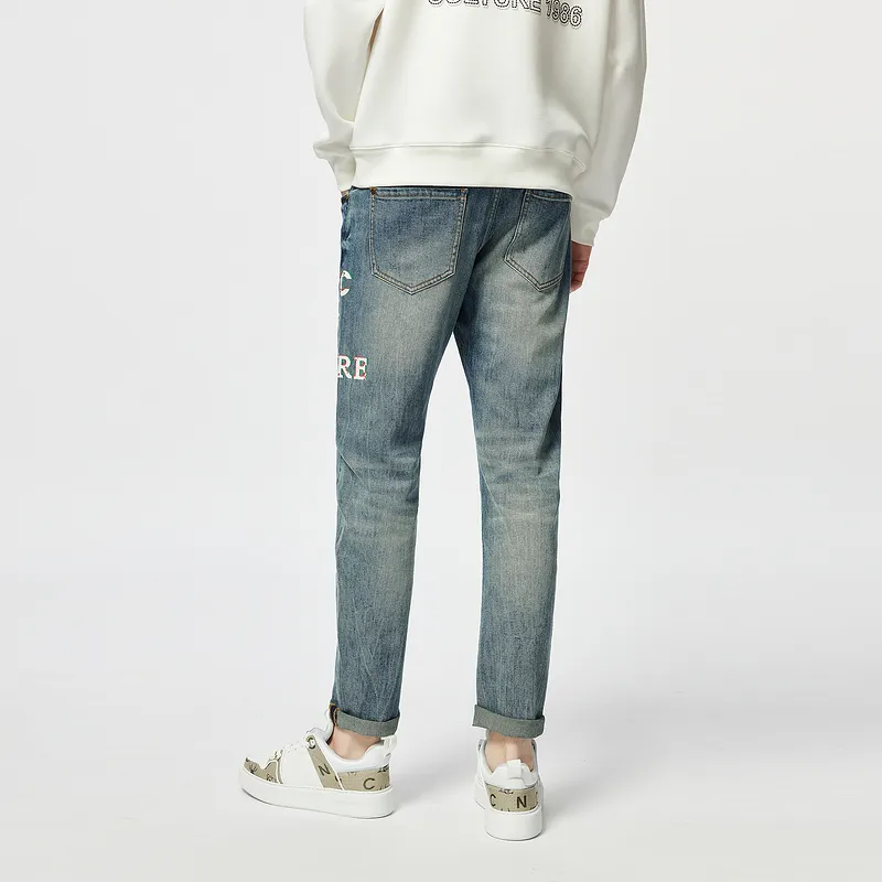 C'N'C Rhythm Party Series Jeans Men's Blue-2