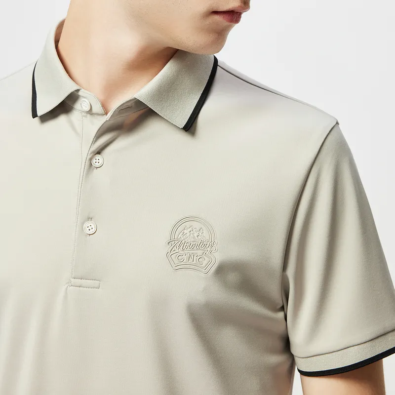 C'N'C New Order & Classics Series Polo Shirt Men's Light Gray-3