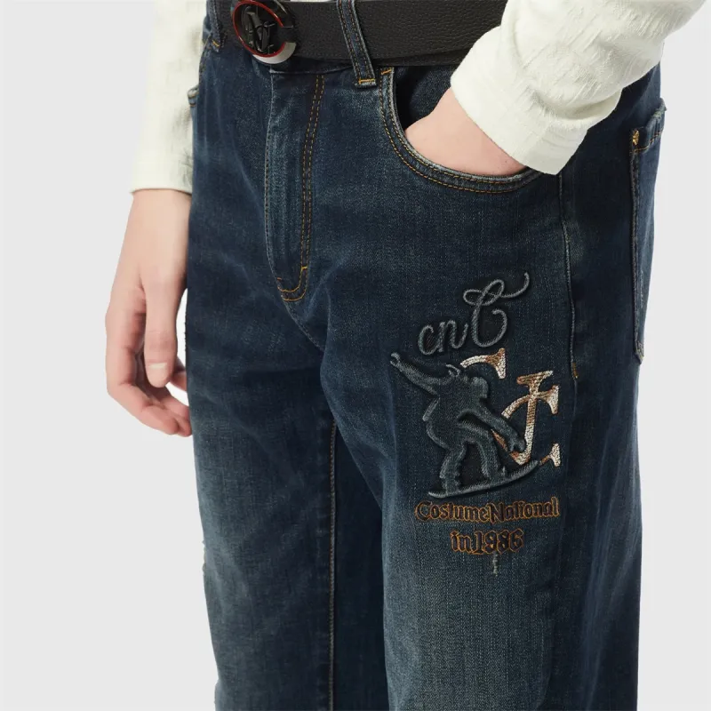 C'N'C Far Mountain Outdoor Series Fall And Winter Jeans Men's-13