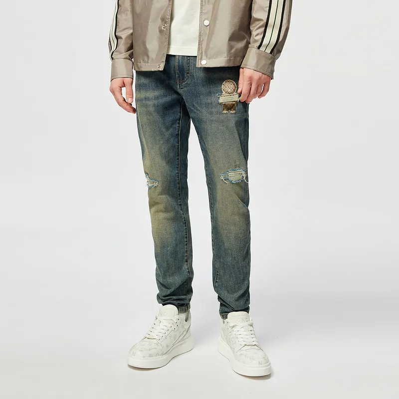 C'N'C Trend Series Jeans Men's Denim Blue-2