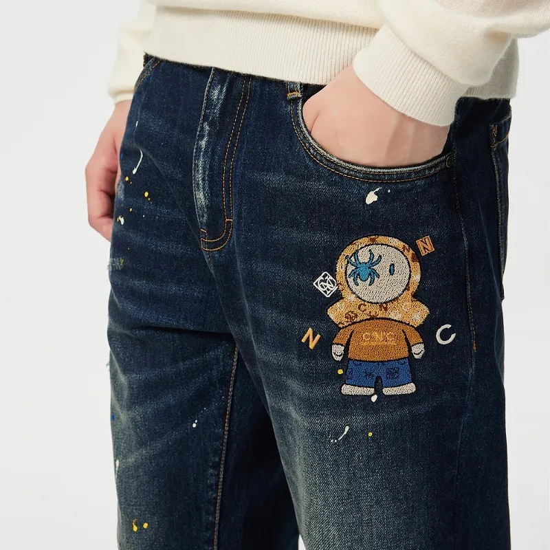C'N'C Trend Series Fall And Winter Jeans Men's-12
