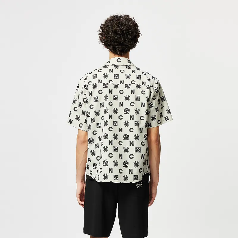 C'N'C Trend Series Shirt Unisex Brown With Print-2