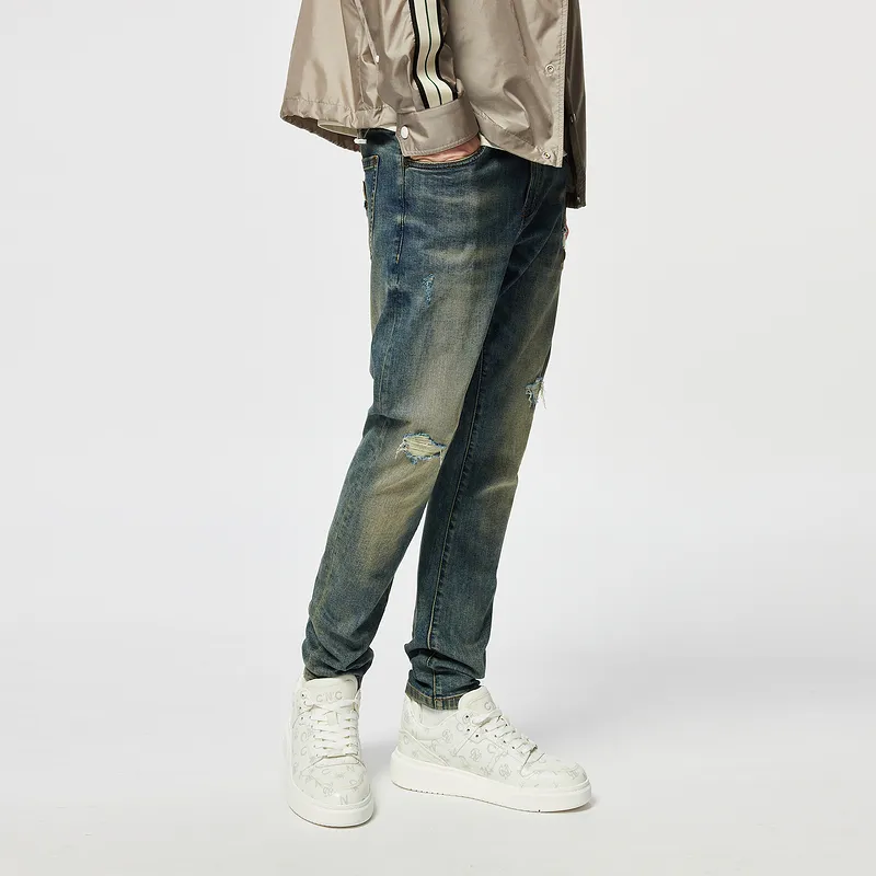 C'N'C Trend Series Jeans Men's Denim Blue-3
