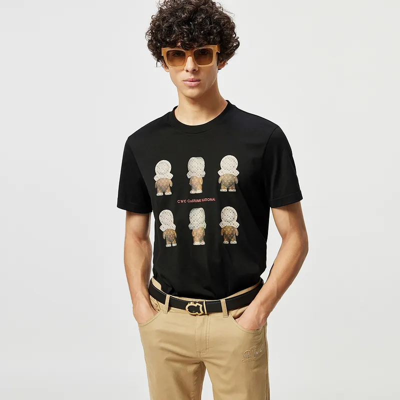 C'N'C Trend Series T Shirt Unisex Black-2