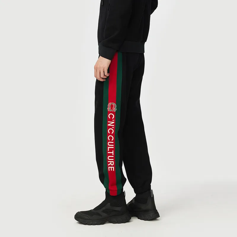 C'N'C Rhythm Party Series Casual Pants Men's Black-4