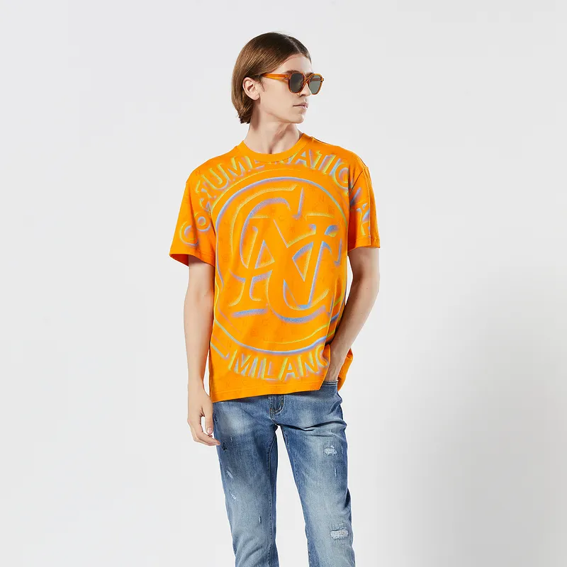 C'N'C Smudge & Distortion Series T Shirts Men-2