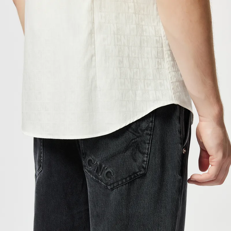 C'N'C New Order & Classics Series Jeans Men's Black Gray-6