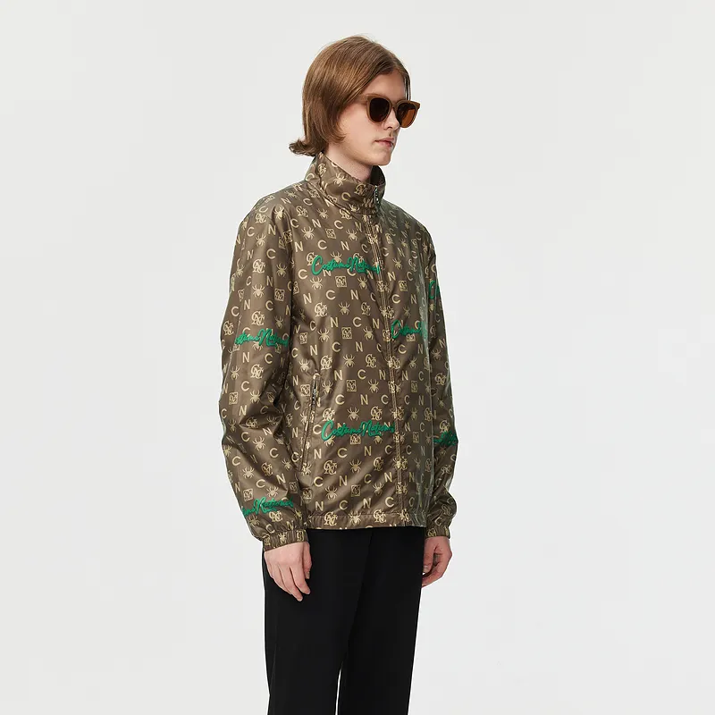 C'N'C New Order & Classics Series Jackets Coats Men's Brown With Print-5