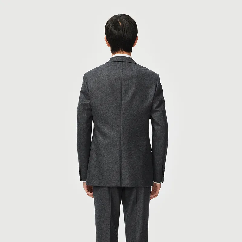 C'N'C Fall And Winter Business Suit Men's Dark Gray-5