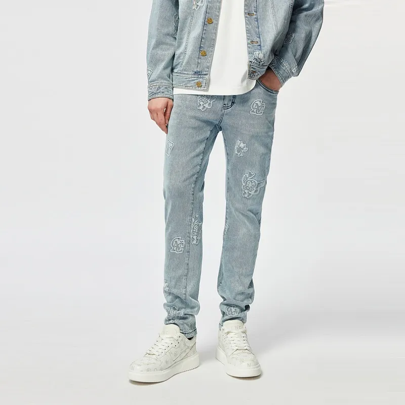 C'N'C Trend Series Jeans Men's Light Blue-2