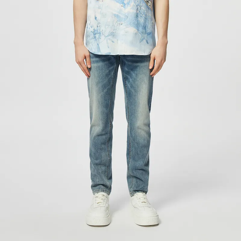 C'N'C New Order & Classics Series Jeans Men's Denim Blue-2