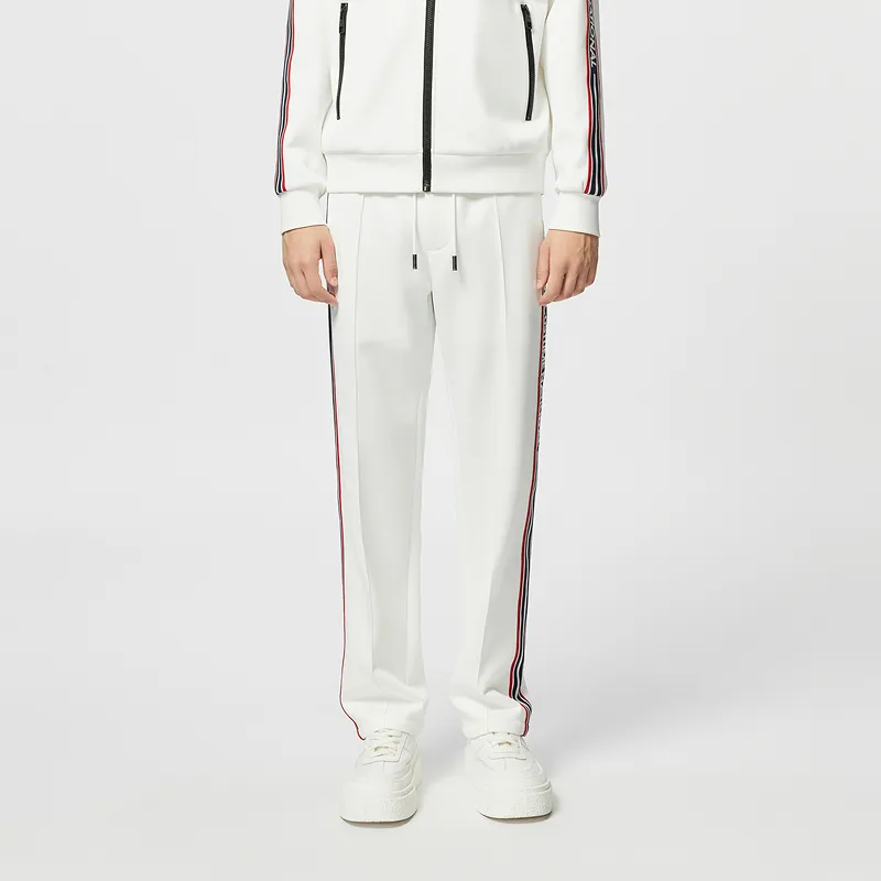 C'N'C Rhythm Party Series Casual Pants Men's White-2