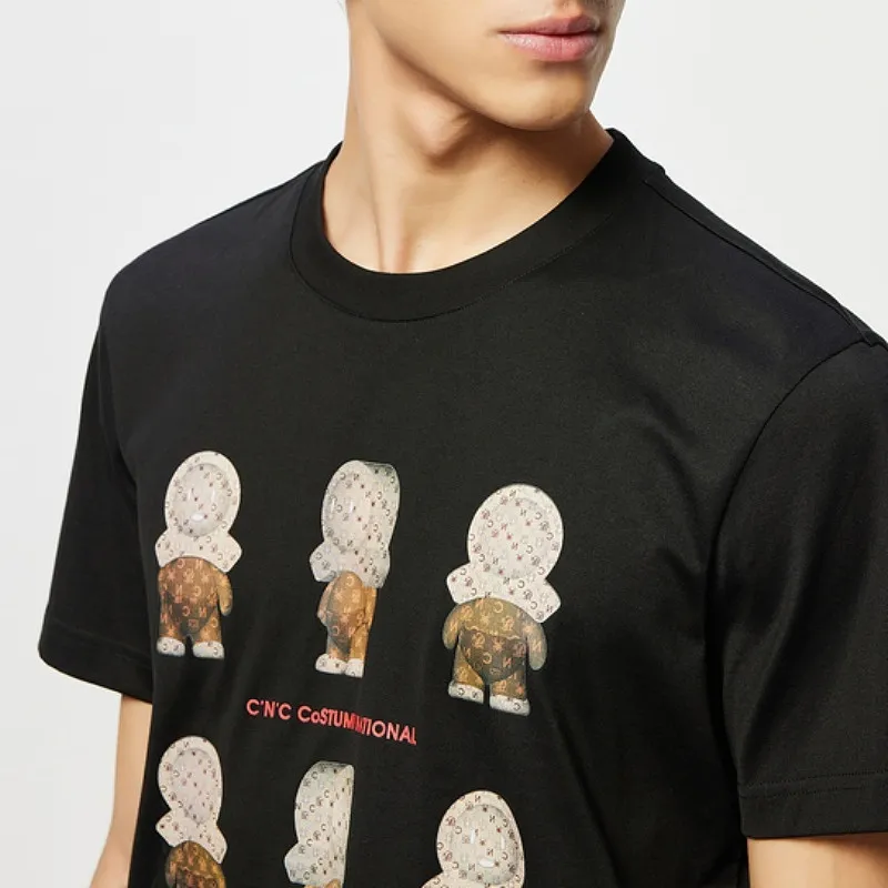 C'N'C Trend Series T Shirt Unisex Black-6
