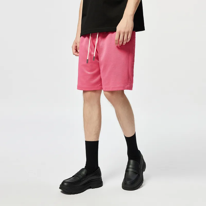 C'N'C Trend Series Spring And Summer Casual Shorts Men's Rose Red-3