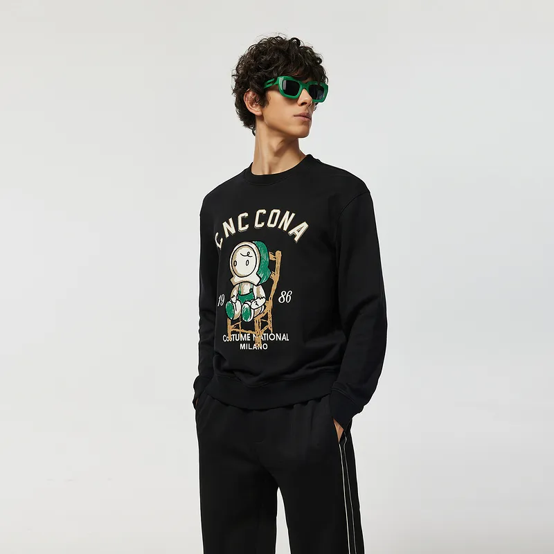 C'N'C Trend Series Sweatshirt Unisex Black-3