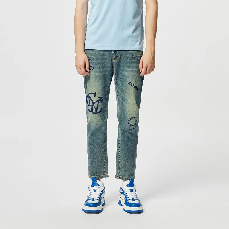C'N'C Trend Series Jeans Men's Denim Blue-2