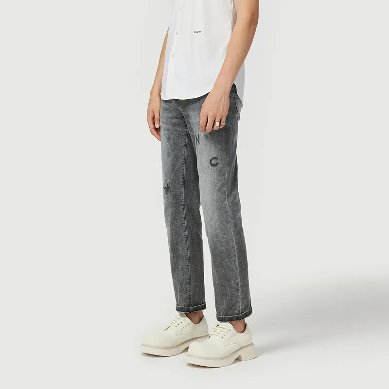 C'N'C New Order & Classics Series Jeans Men's Light Gray-3