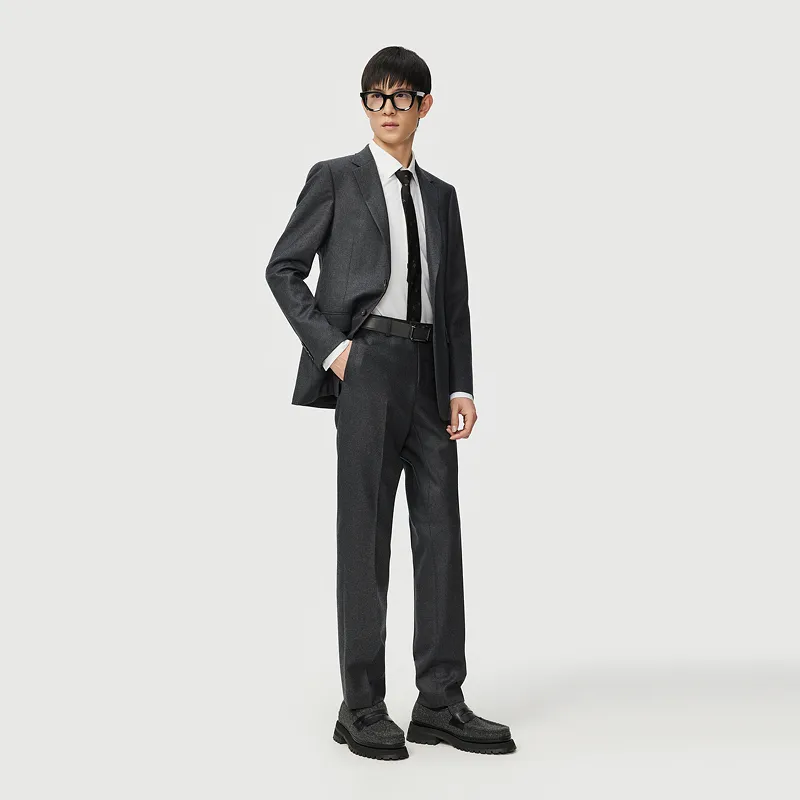 C'N'C Fall And Winter Business Suit Men's Dark Gray-7