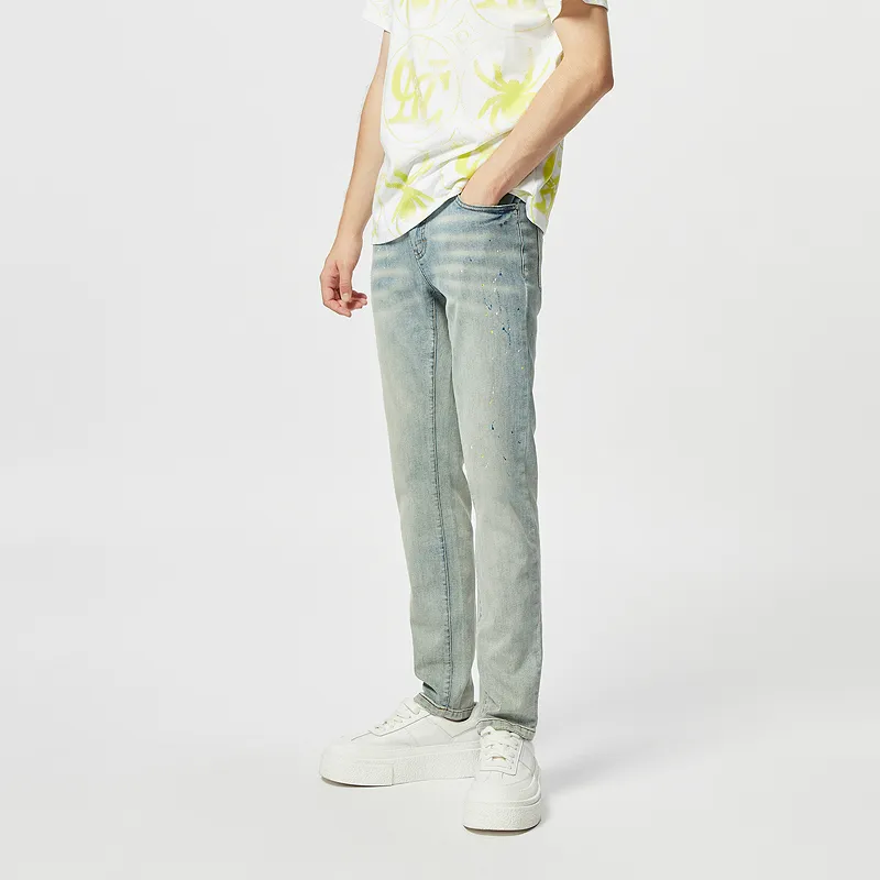 C'N'C Trend Series Jeans Men's Denim Blue-3