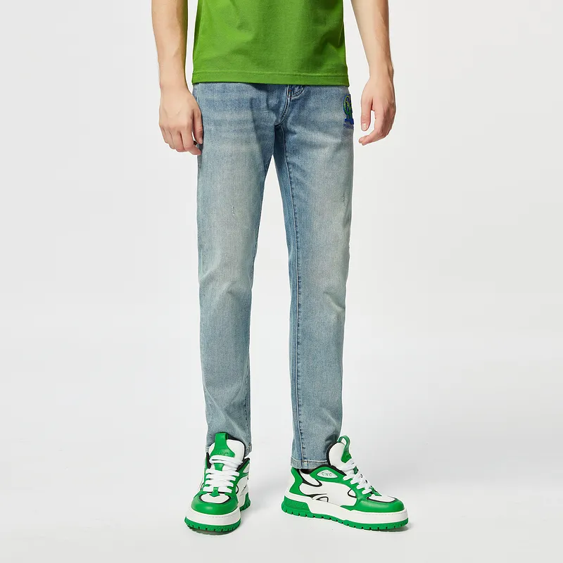 C'N'C Trend Series Spring Summer Jeans Men's Denim Blue-4