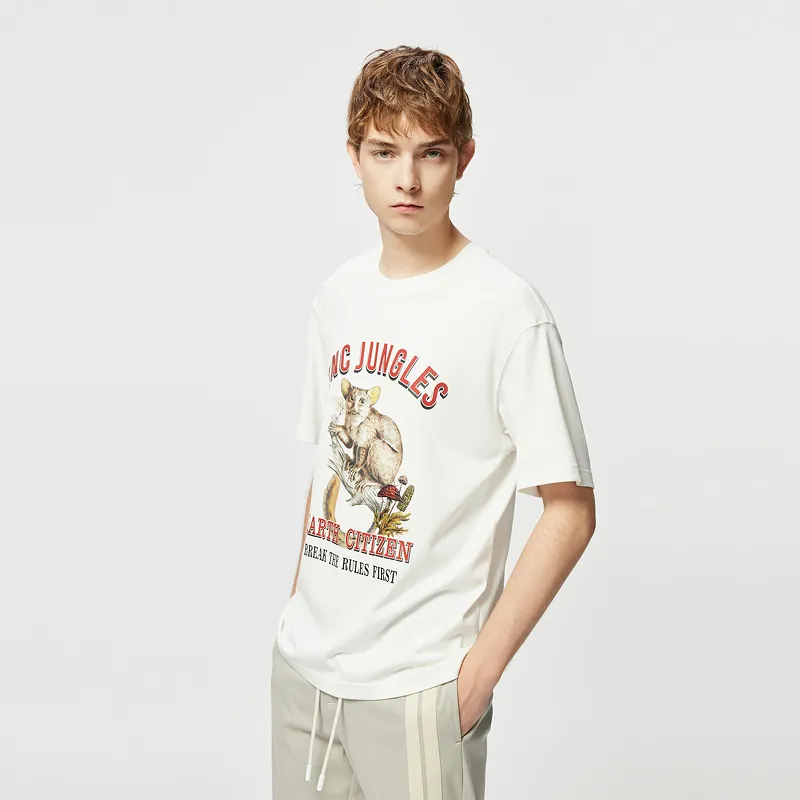 C'N'C Far Mountain Outdoor Series Spring Summer T Shirt Unisex-3