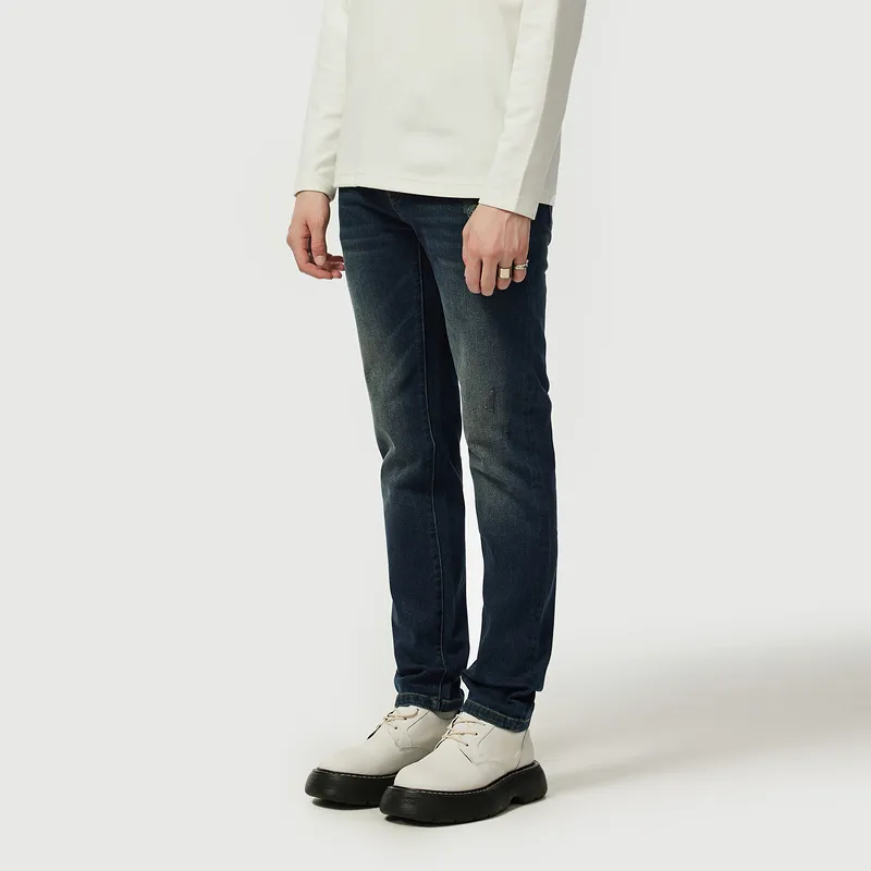 C'N'C New Order & Classics Series Fall And Winter Washable Jeans Men-3