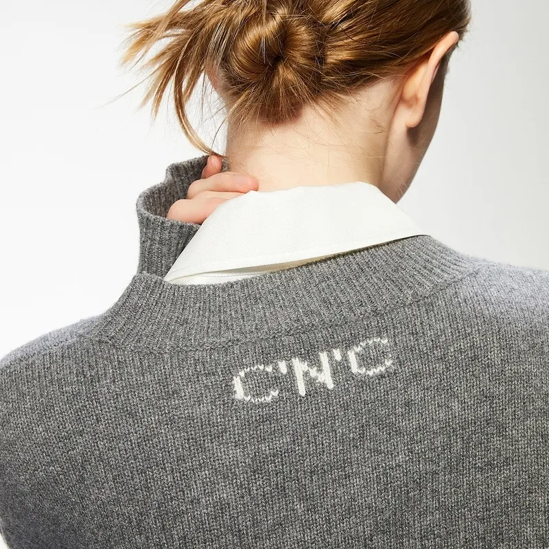 C'N'C Fall And Winter Cashmere Sweater Women's-2