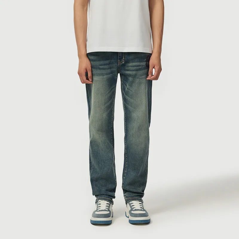 C'N'C New Order & Classics Series Jeans Men's Denim Blue-2