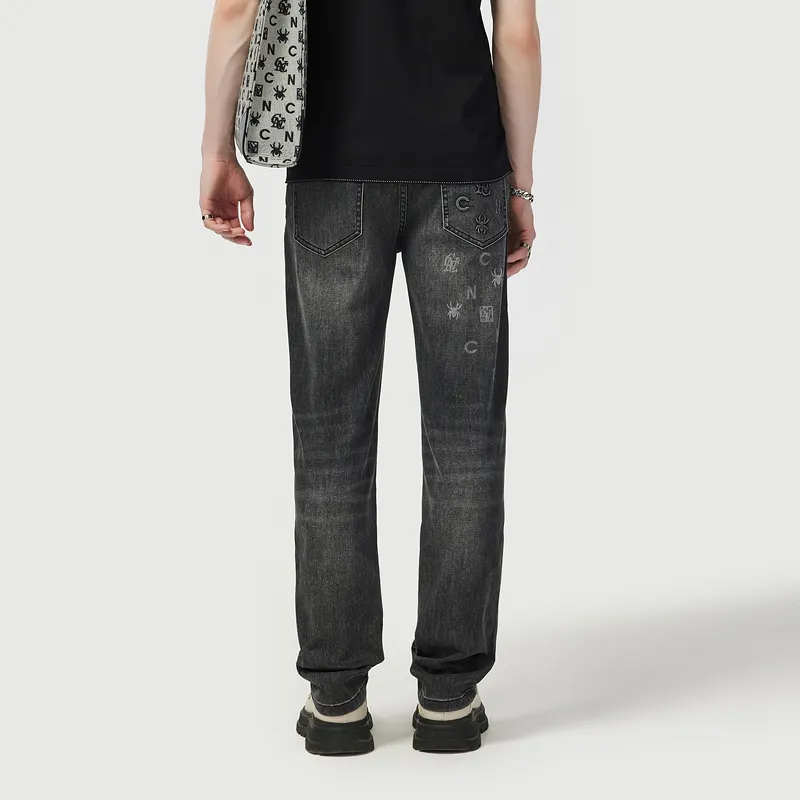 C'N'C New Order & Classics Series Jeans Men's Black Gray-5