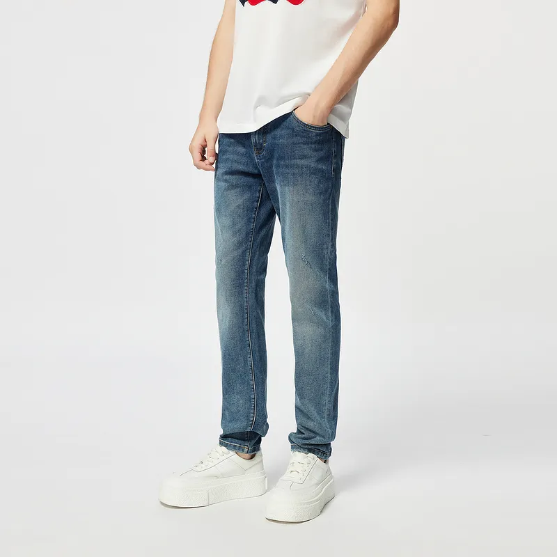 C'N'C Rhythm Party Series New Order & Classic Series Spring And Summer Jeans Men's Denim Blue-3