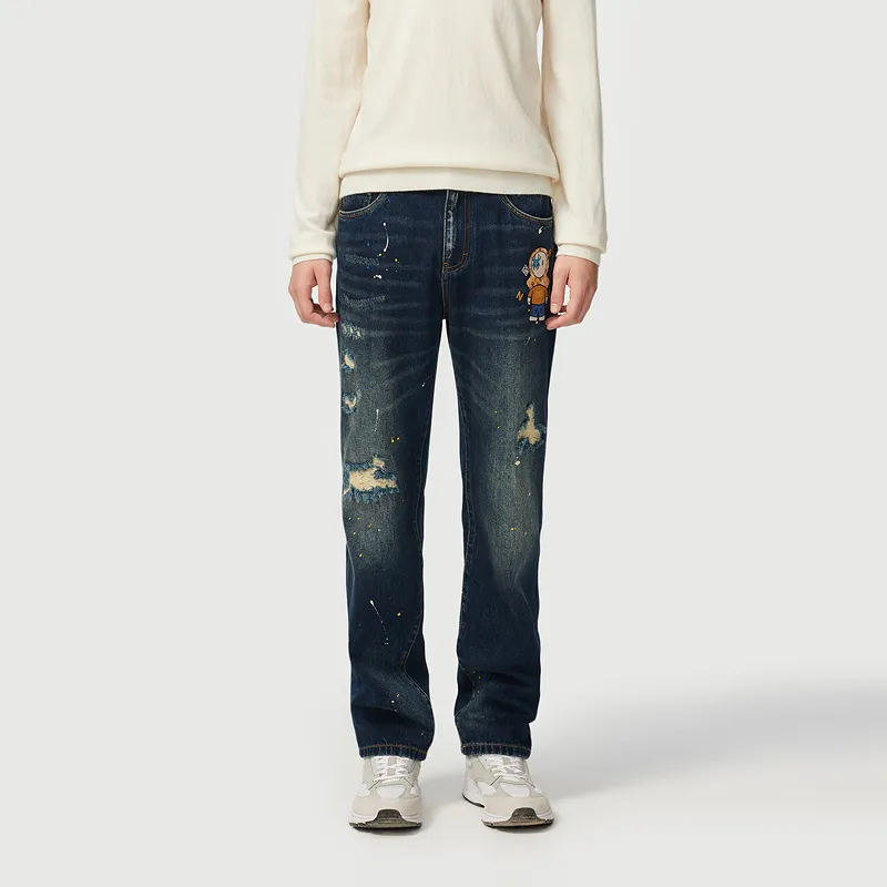 C'N'C Trend Series Fall And Winter Jeans Men's-8