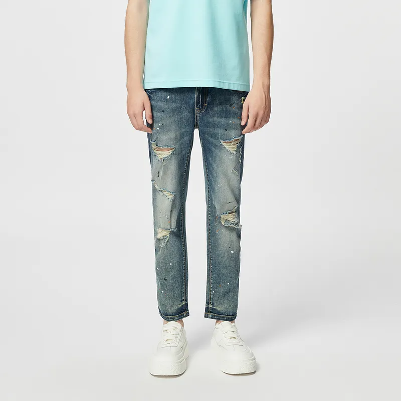 C'N'C Trend Series Jeans Men's Denim Blue-2
