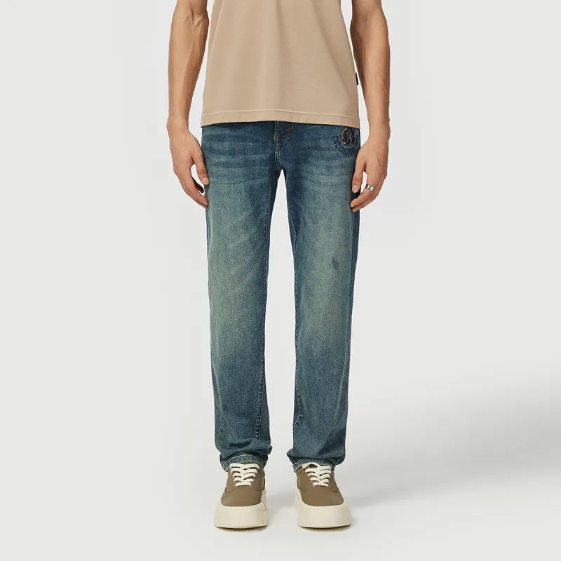 C'N'C Rhythm Party Series Jeans Men's Denim Blue-2