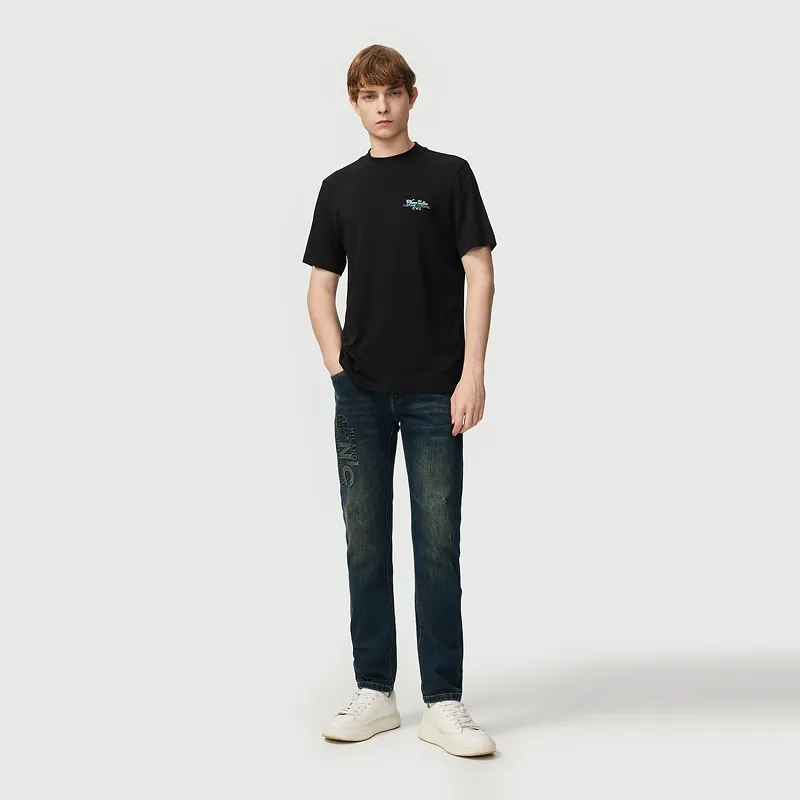C'N'C Rhythm Party Series Fall And Winter Short Sleeved T Shirts Men's-3