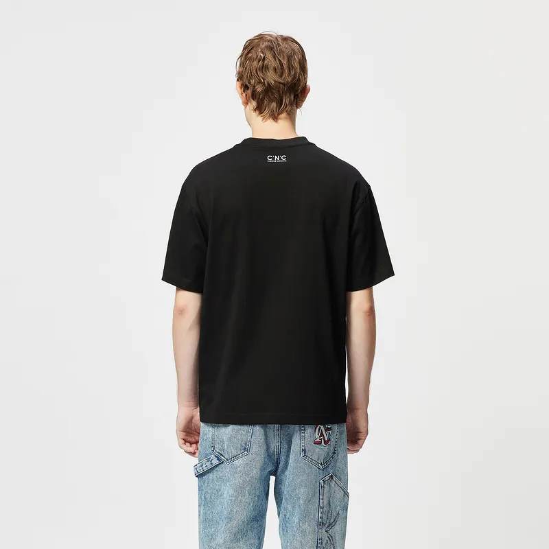 C'N'C Trendy Collection New Order & Classic Collection Spring Summer T Shirt Men's Black-2