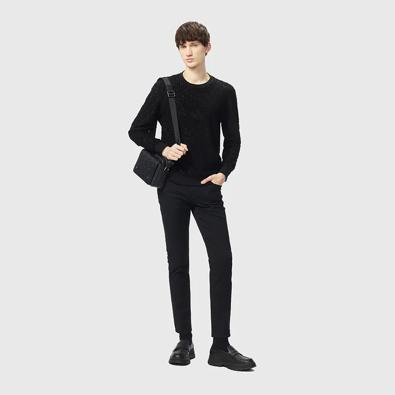 C'N'C New Order & Classics Series Fall And Winter Jeans Men's Black-7