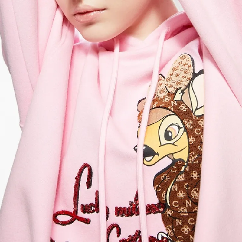 C'N'C Fall And Winter Long Sleeved Sweatshirt Women's-2