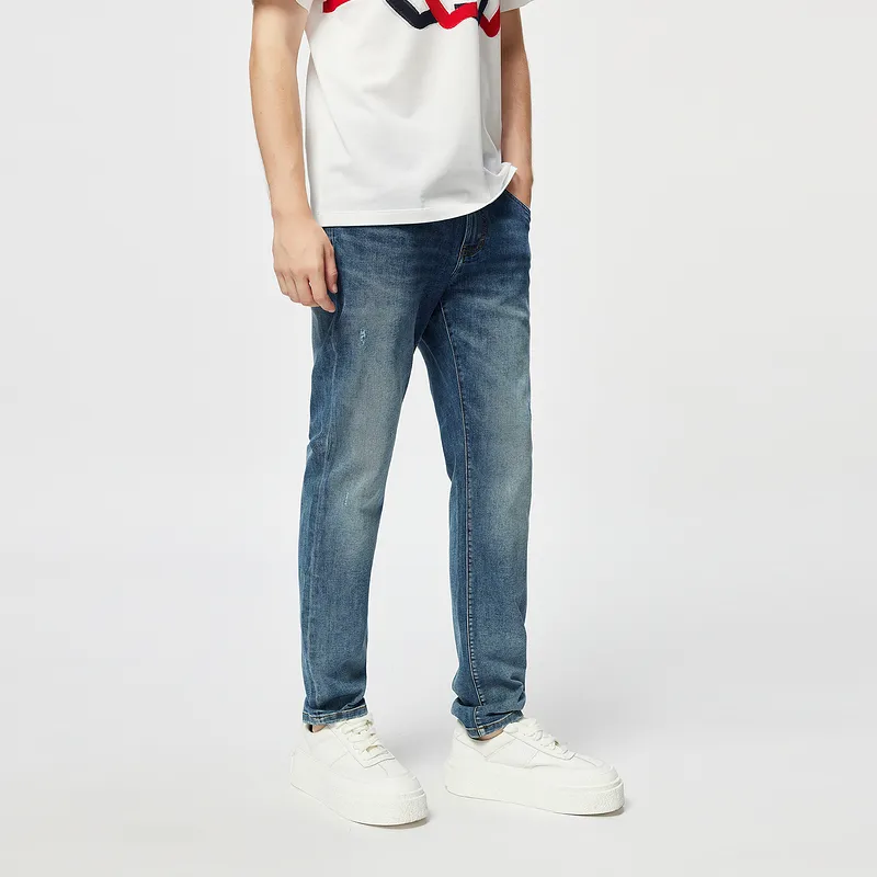 C'N'C Rhythm Party Series New Order & Classic Series Spring And Summer Jeans Men's Denim Blue-4