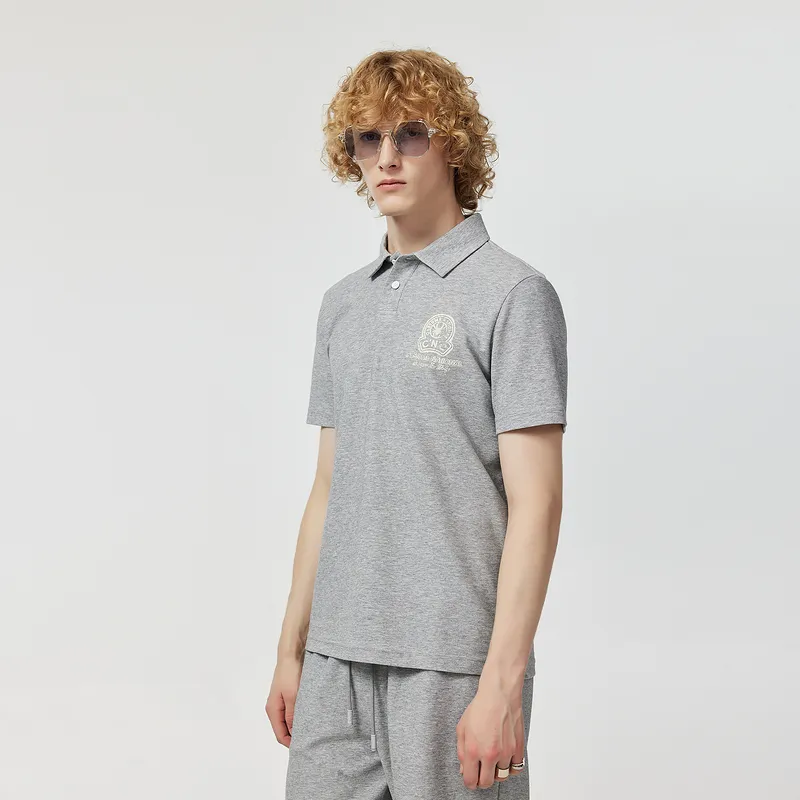 C'N'C New Order & Classics Series Polo Shirt Men's Light Gray-3