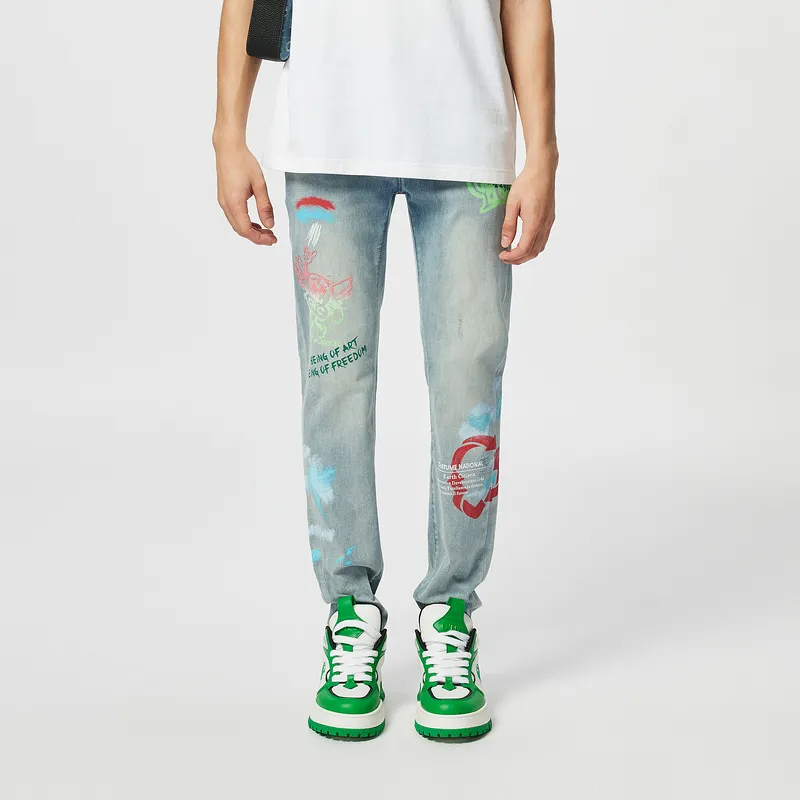 C'N'C Trend Series Jeans Men's Light Blue-2