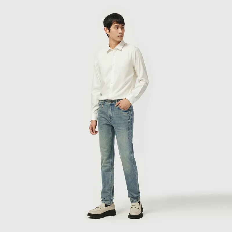 C'N'C New Order & Classics Series Fall Winter Washable Jeans Men-7