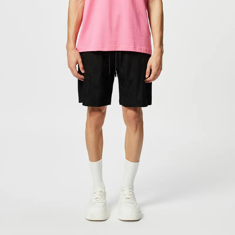 C'N'C Rhythm Party Series Casual Shorts Men's Black-2