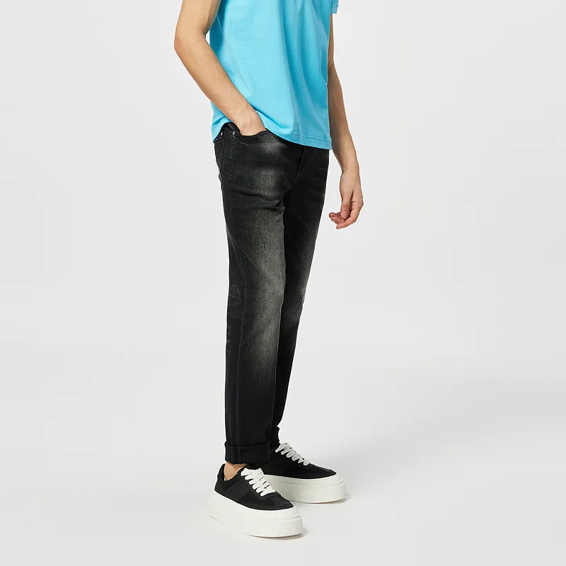 C'N'C Rhythm Party Series Spring Summer, Jeans Men's Black Gray-6